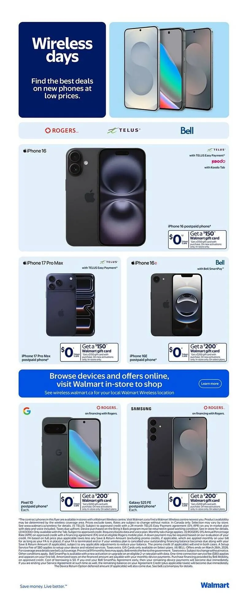 Walmart flyer from March 19 to March 25 2026 - flyer page 22