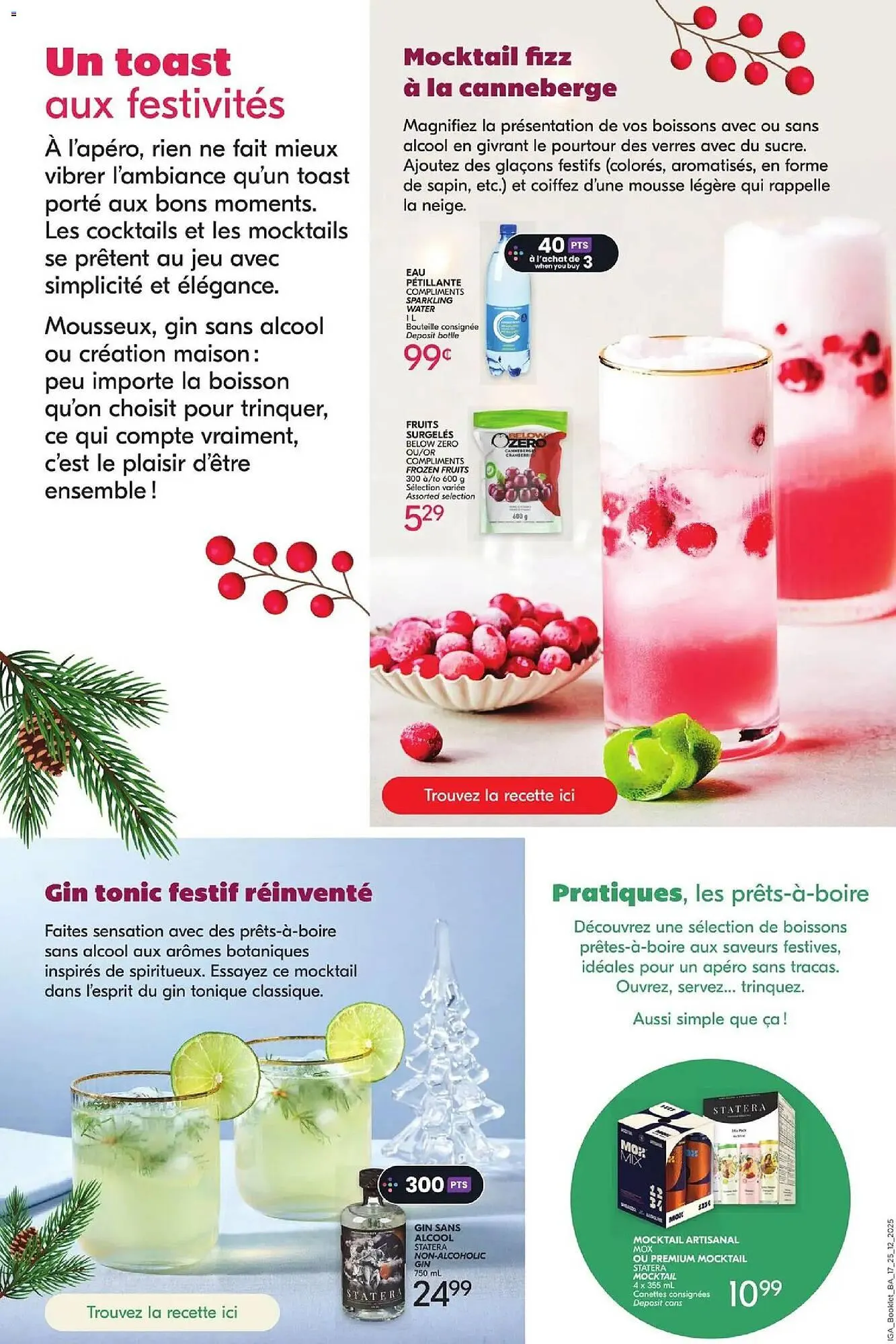 IGA flyer from December 25 to January 1 2026 - flyer page 7