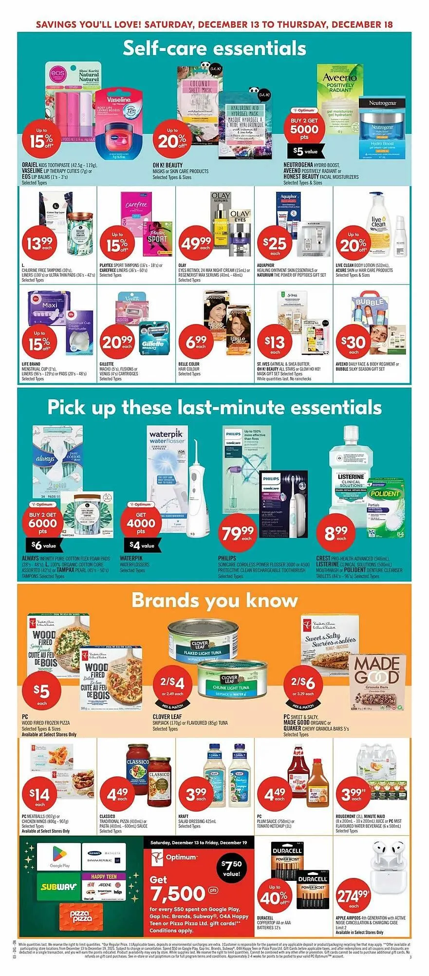 Shoppers Drug Mart flyer from December 11 to December 25 2025 - flyer page 19