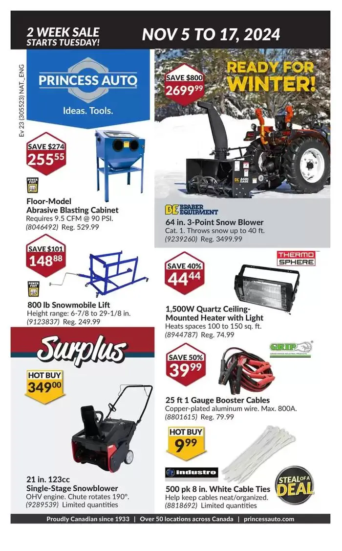 National Sale from November 5 to November 17 2024 - flyer page 1