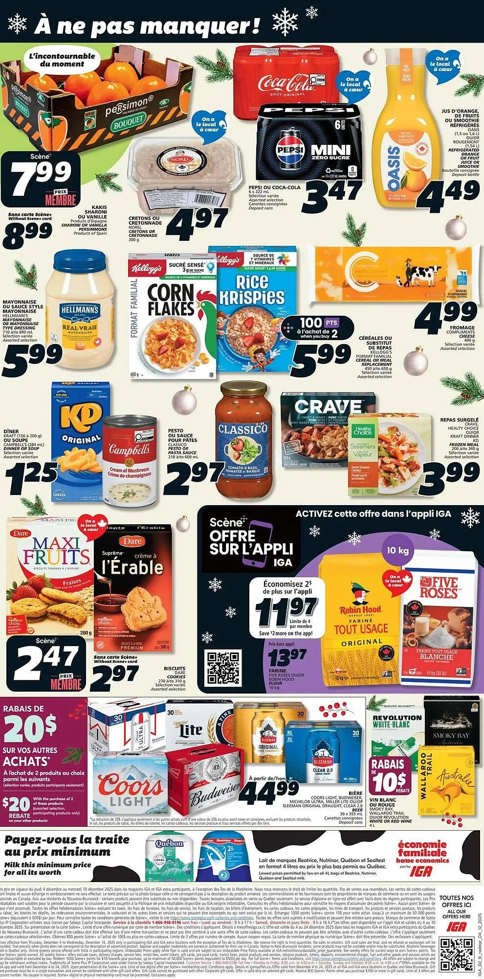 IGA flyer from December 4 to December 10 2025 - flyer page 2