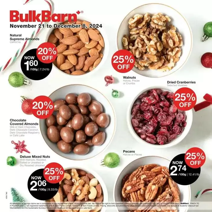 Bulk Barn Weekly ad from November 21 to December 8 2024 - flyer page 2
