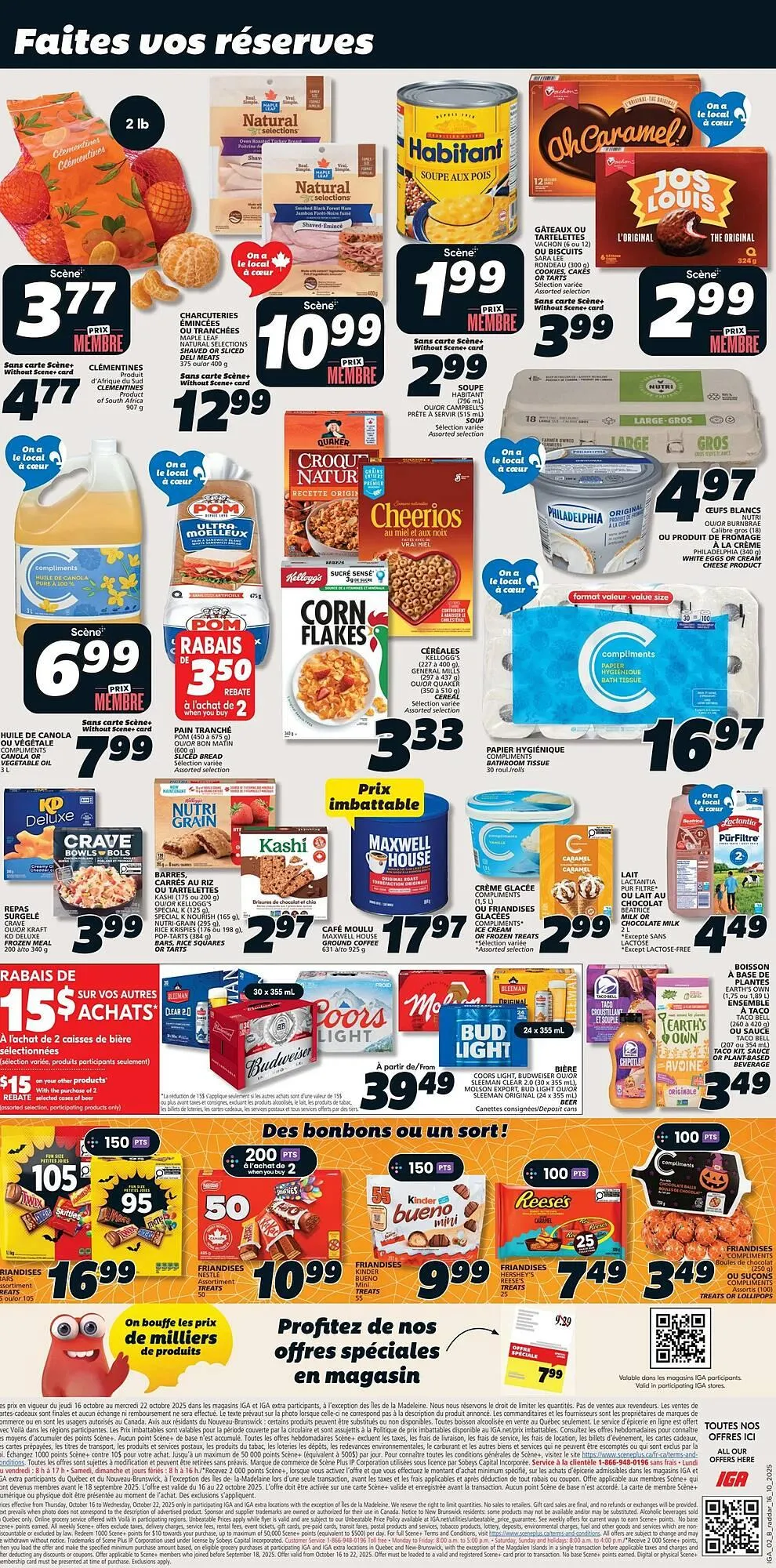 IGA flyer from October 16 to October 22 2025 - flyer page 2