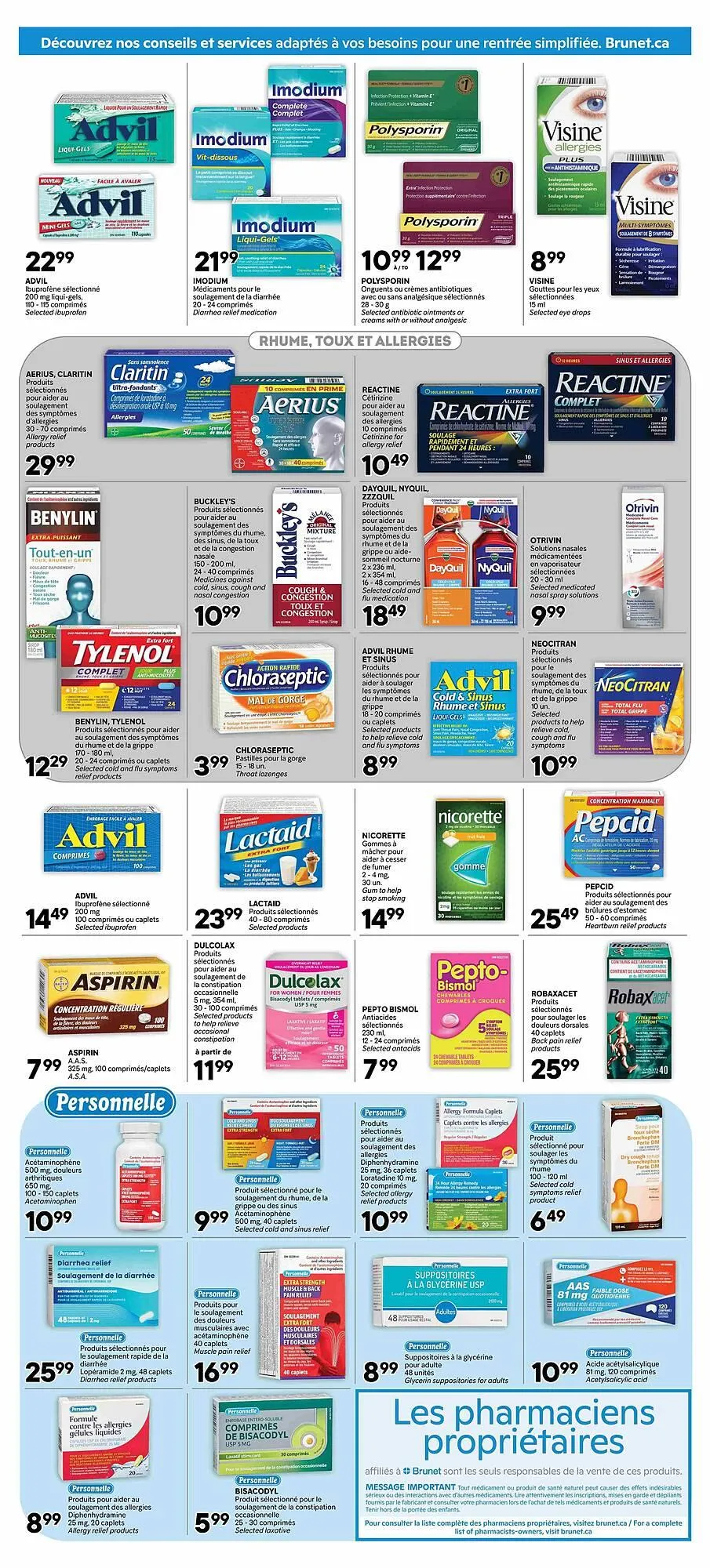Brunet flyer from September 3 to September 10 2025 - flyer page 3