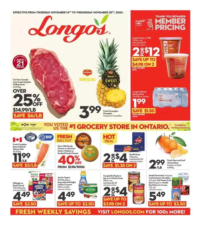 Weekly Flyer from November 14 to November 20 2024 - flyer page 1