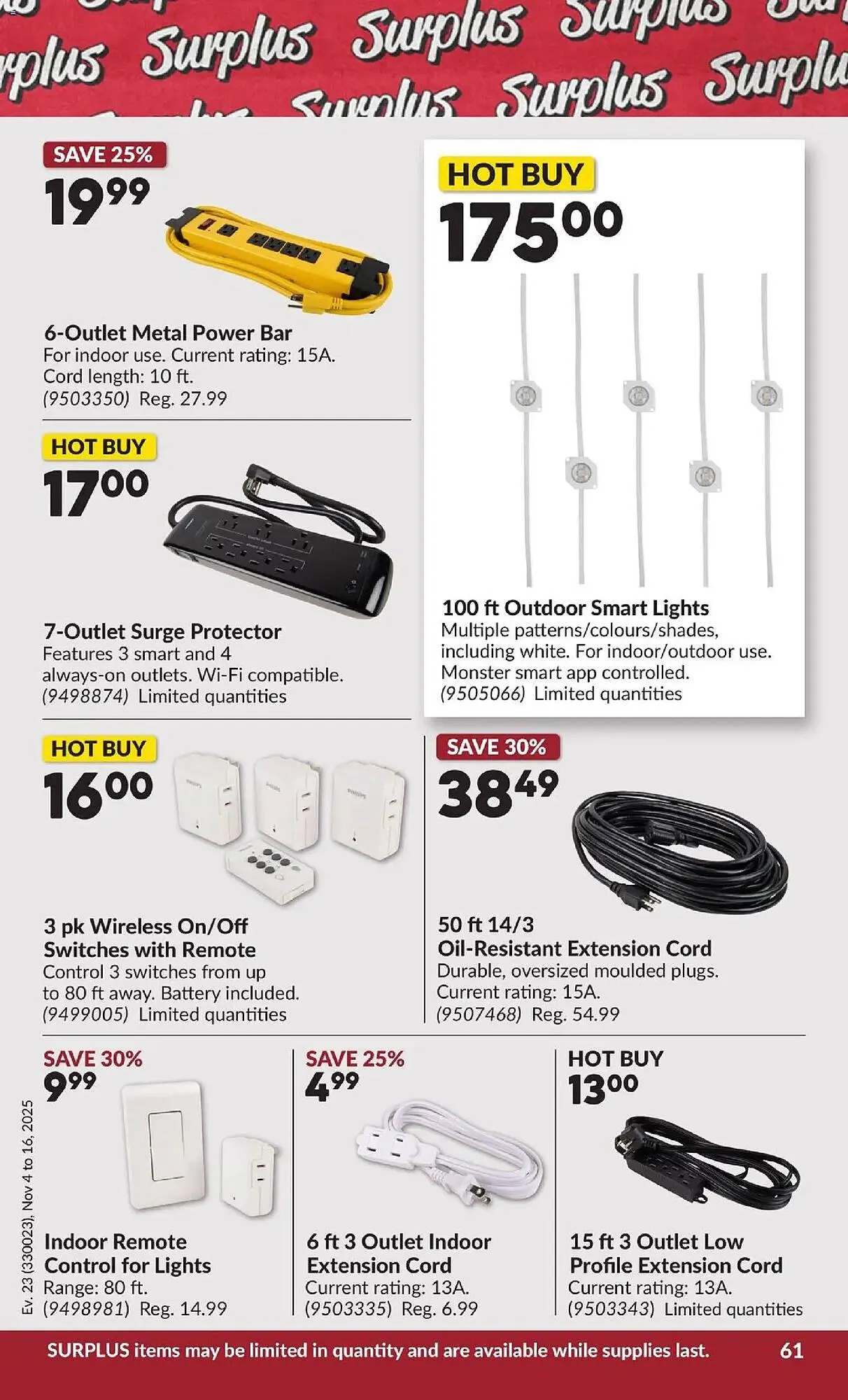 Princess Auto flyer from November 4 to November 17 2025 - flyer page 68