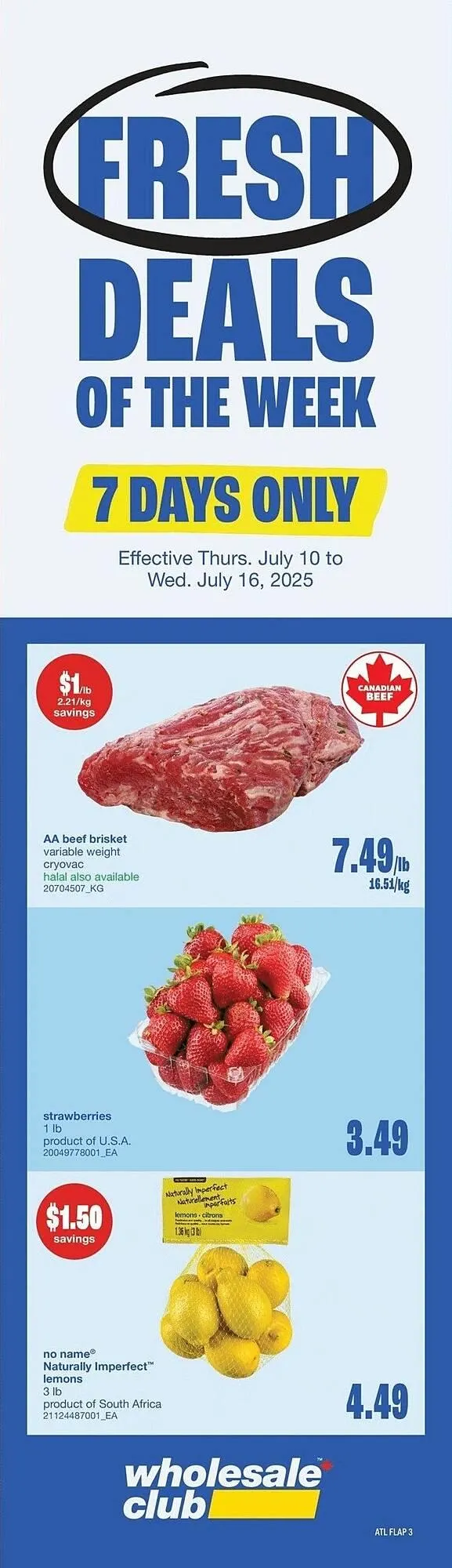 Wholesale Club flyer from July 10 to July 16 2025 - flyer page 3