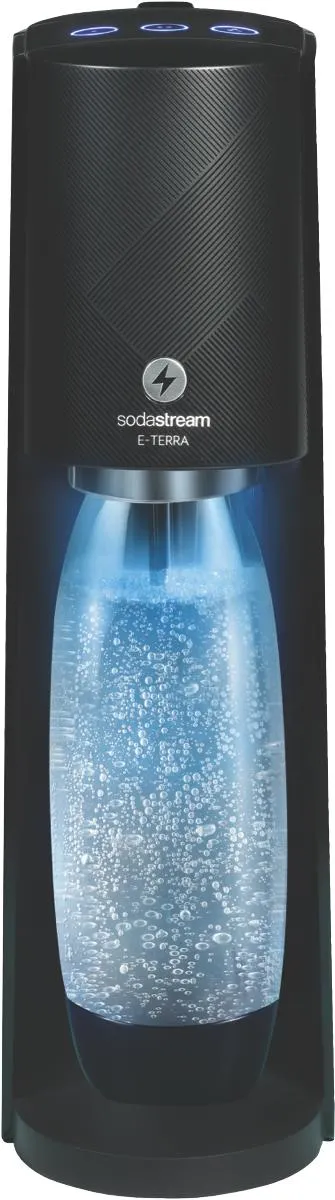 Sodastream E Terra Black Sparkling Water Maker
