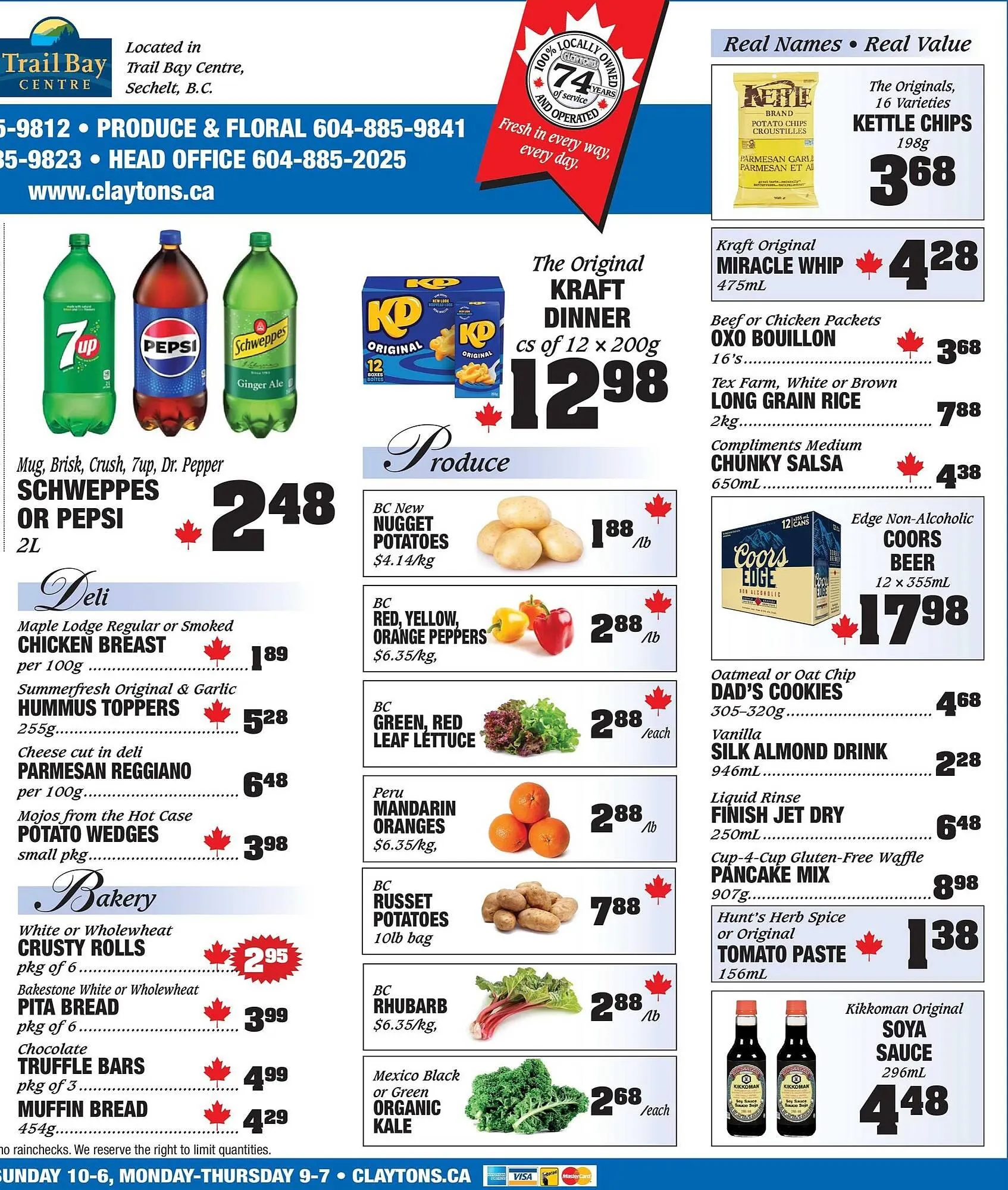 Claytons Heritage Market flyer from May 30 to June 5 2025 - flyer page 2