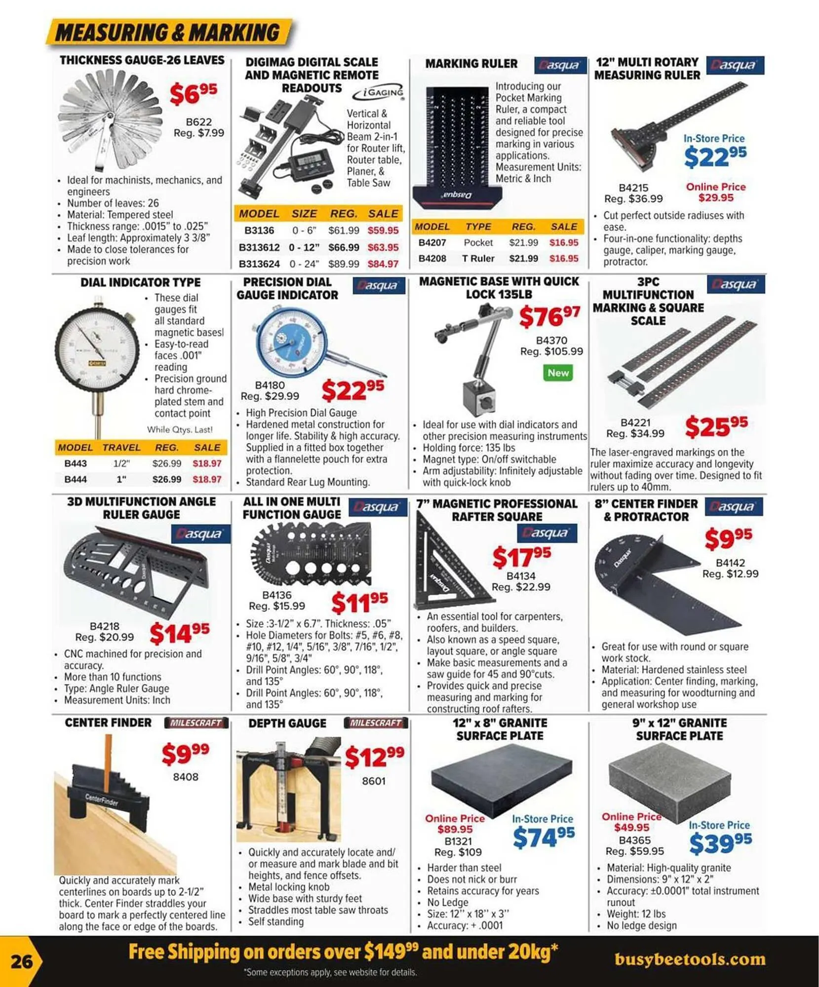 Busy Bee Tools flyer from January 19 to March 28 2026 - flyer page 26
