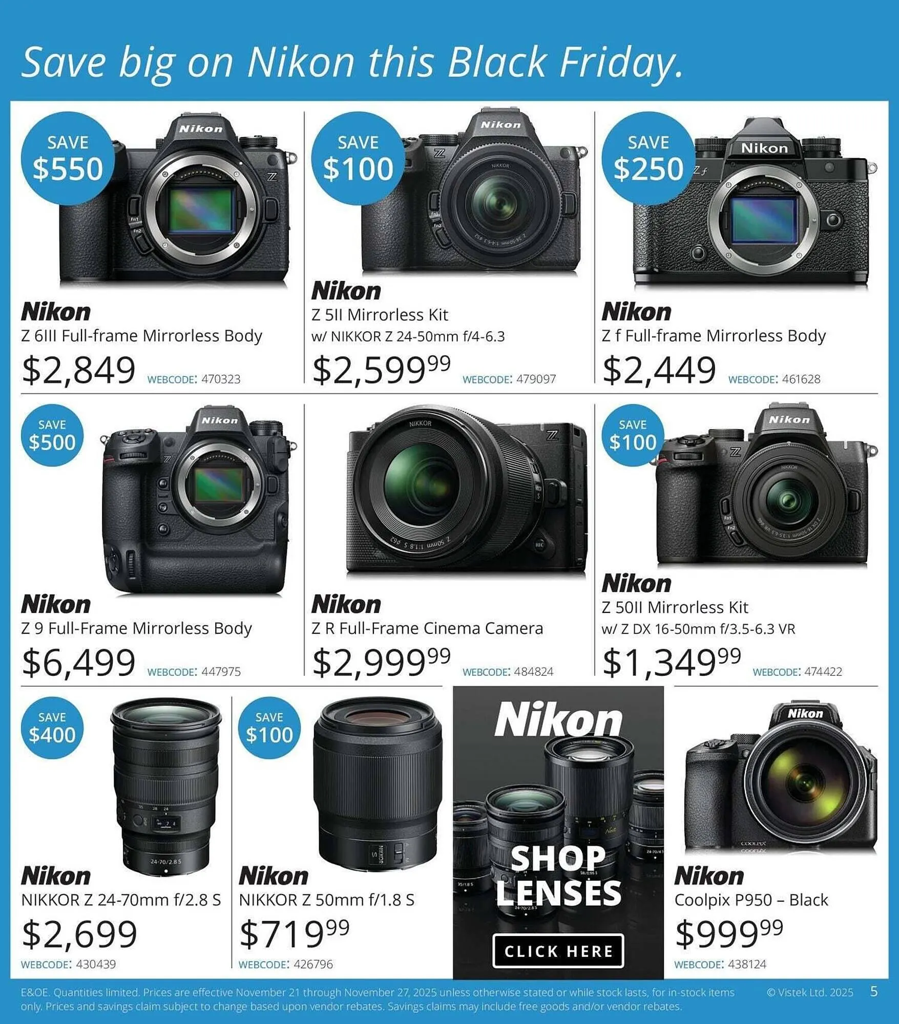 Vistek flyer from November 21 to November 27 2025 - flyer page 5