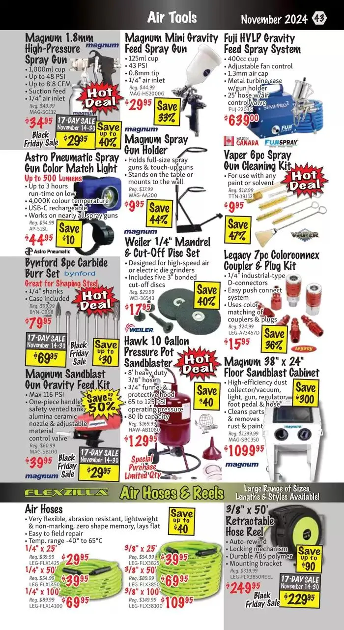 KMS Tools November 2024 Black Friday Sale from November 1 to November 15 2024 - flyer page 43