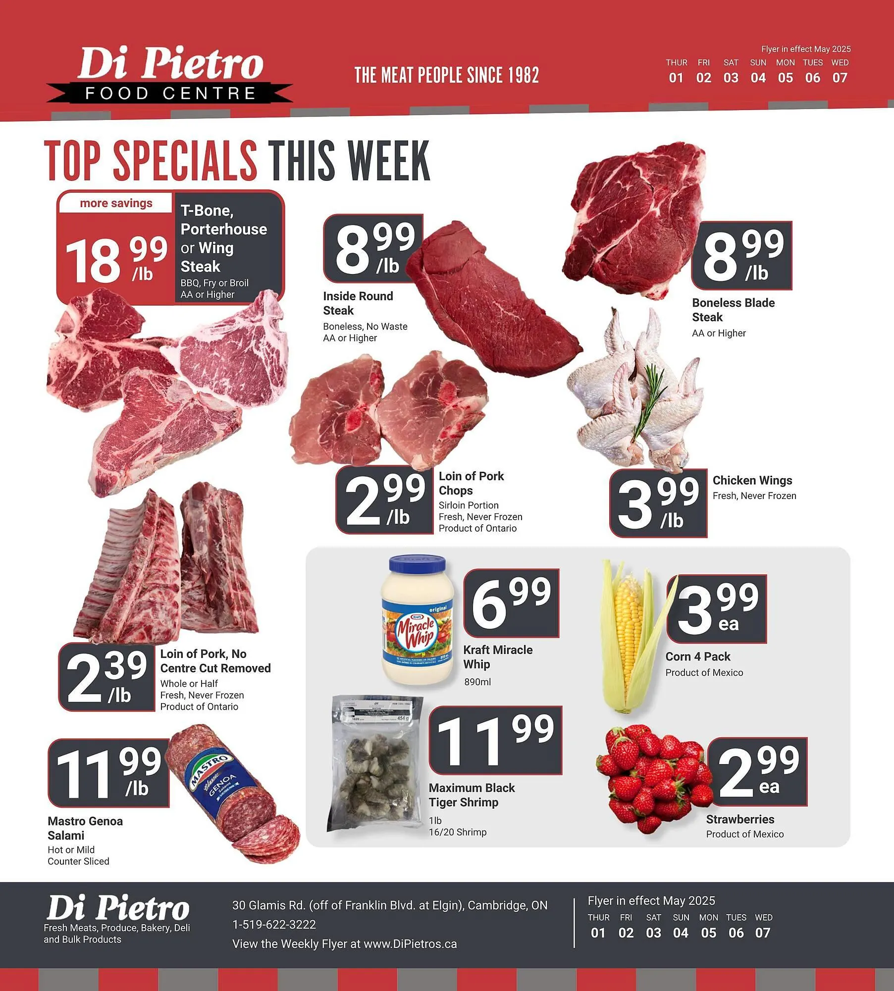 Di Pietro flyer from May 1 to May 7 2025 - flyer page 1