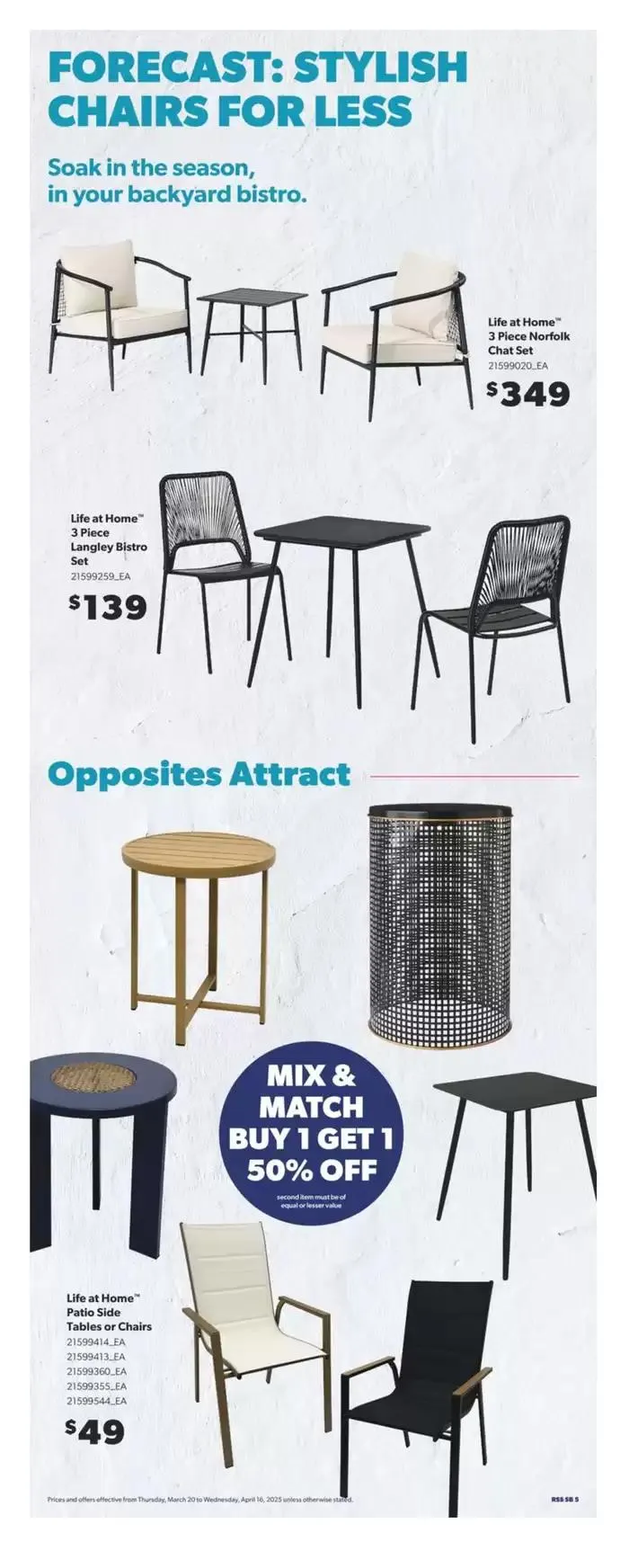 Wide range of offers from March 20 to April 16 2025 - flyer page 5