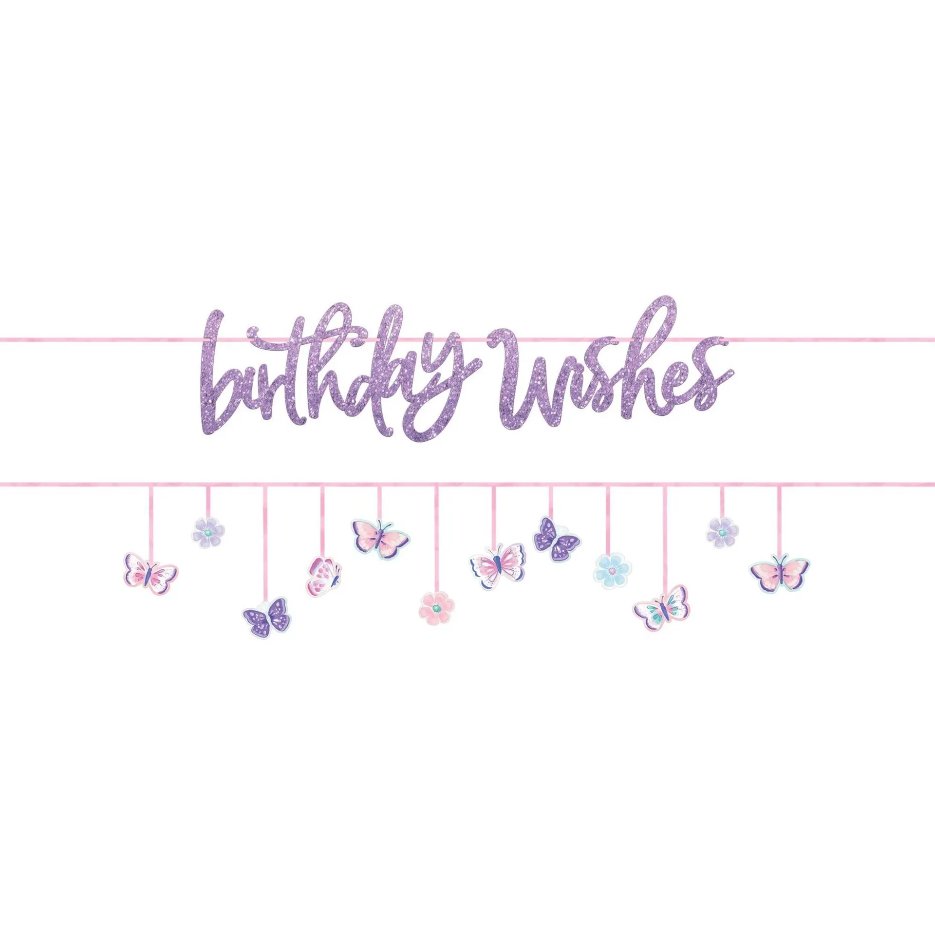 Butterfly Flutter Banners, 2-pc