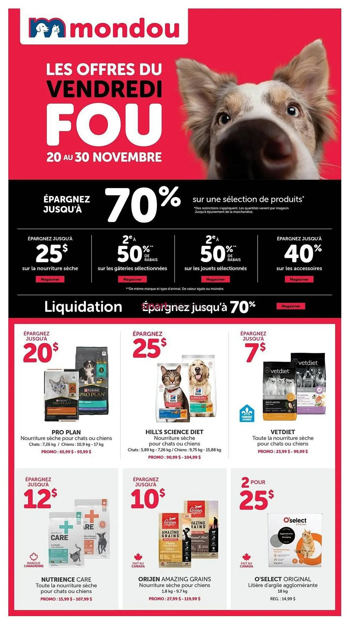Mondou flyer from November 20 to November 26 2025 - flyer page 1