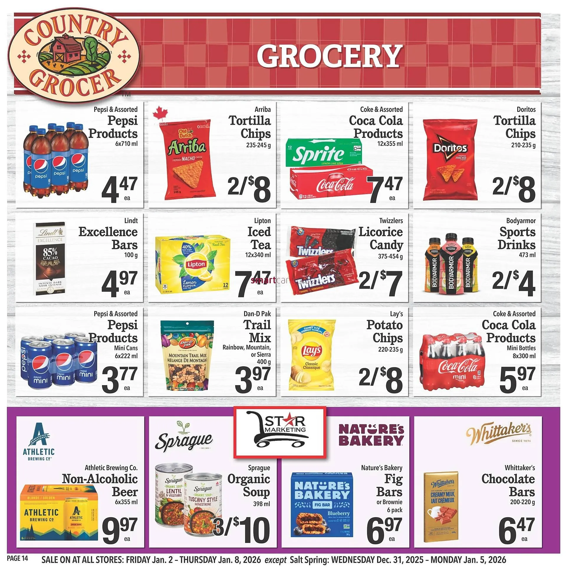 Country Grocer flyer from January 2 to January 8 2026 - flyer page 14