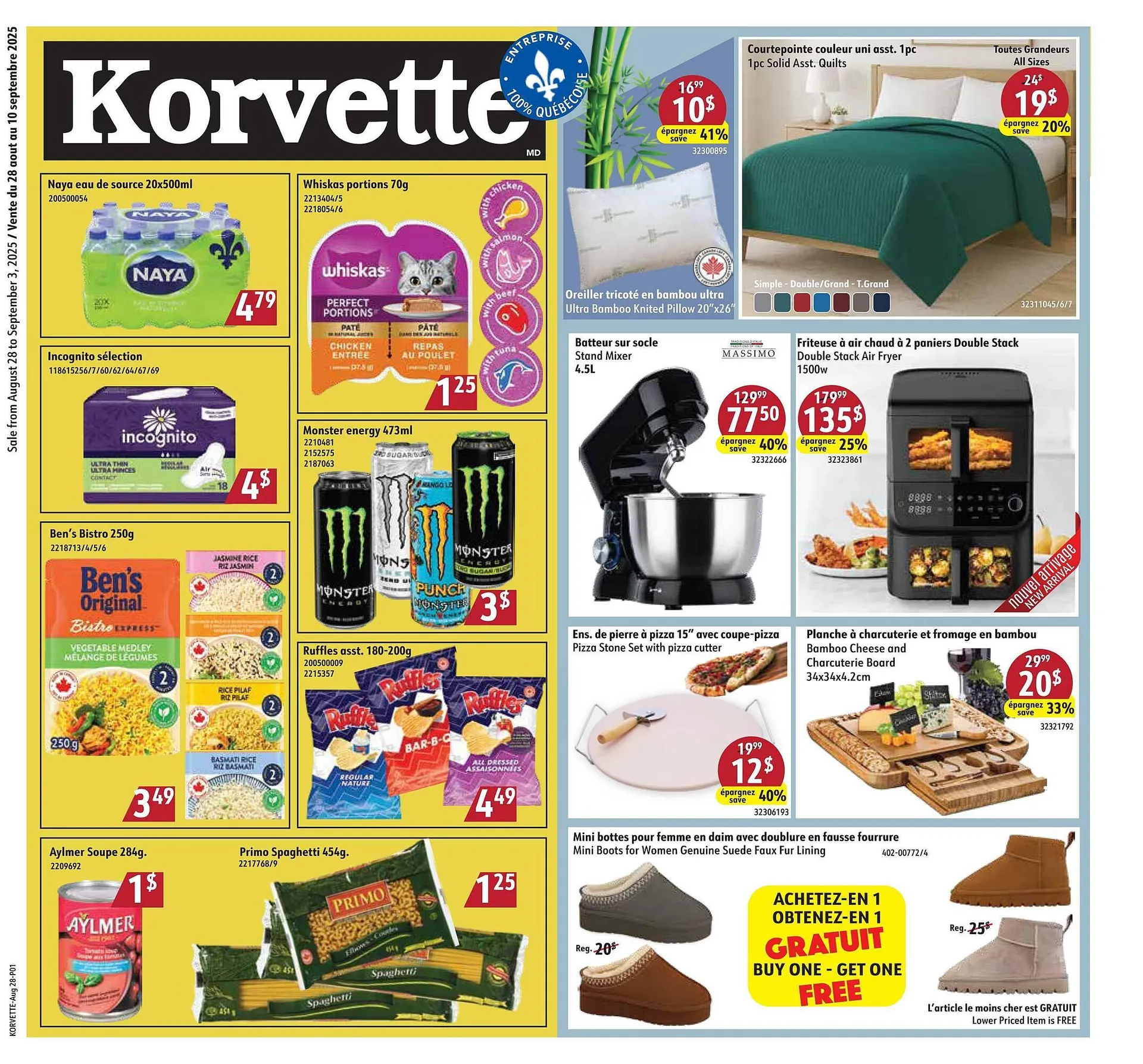 Korvette flyer from September 5 to September 11 2025 - flyer page 1