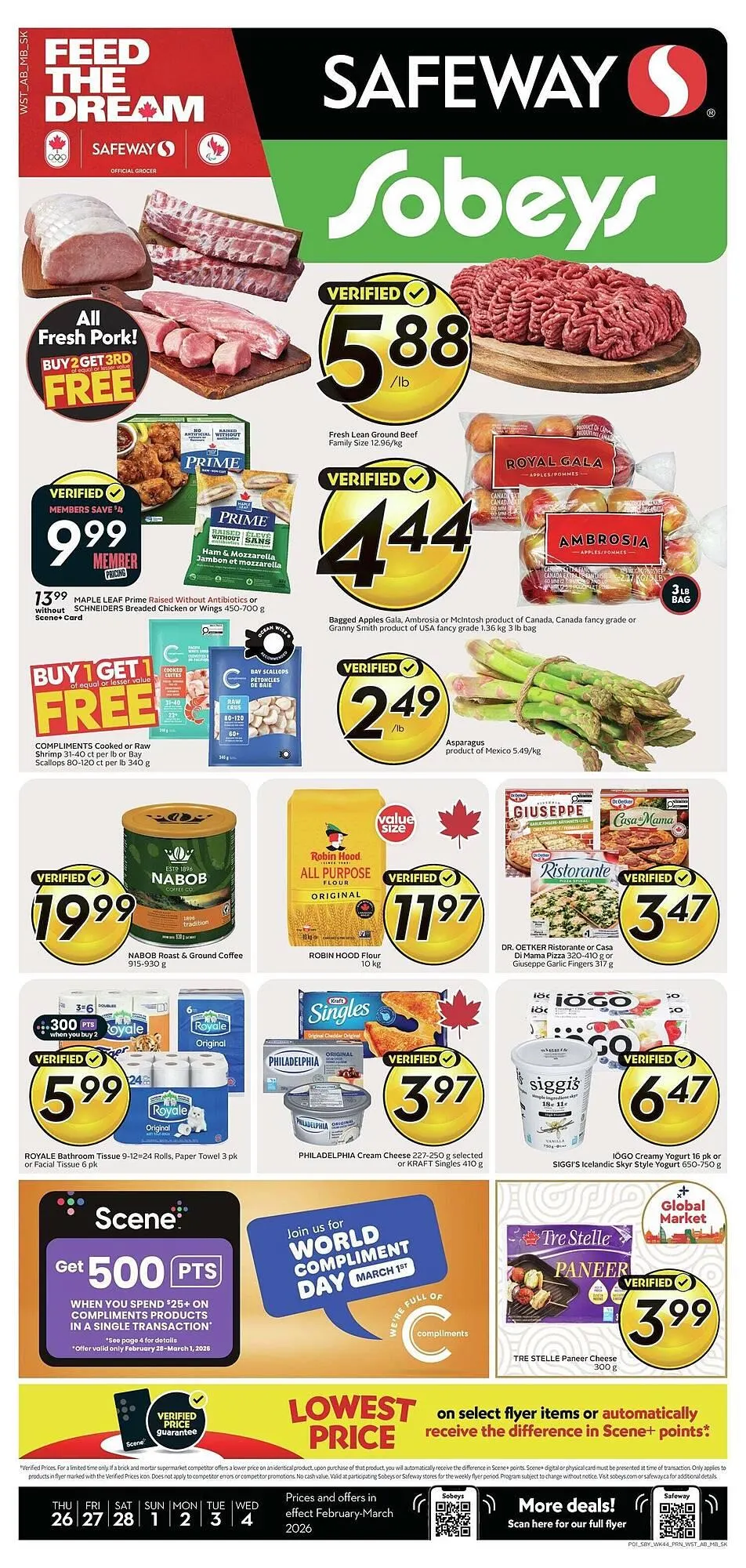 Safeway flyer from February 26 to March 4 2026 - flyer page 1