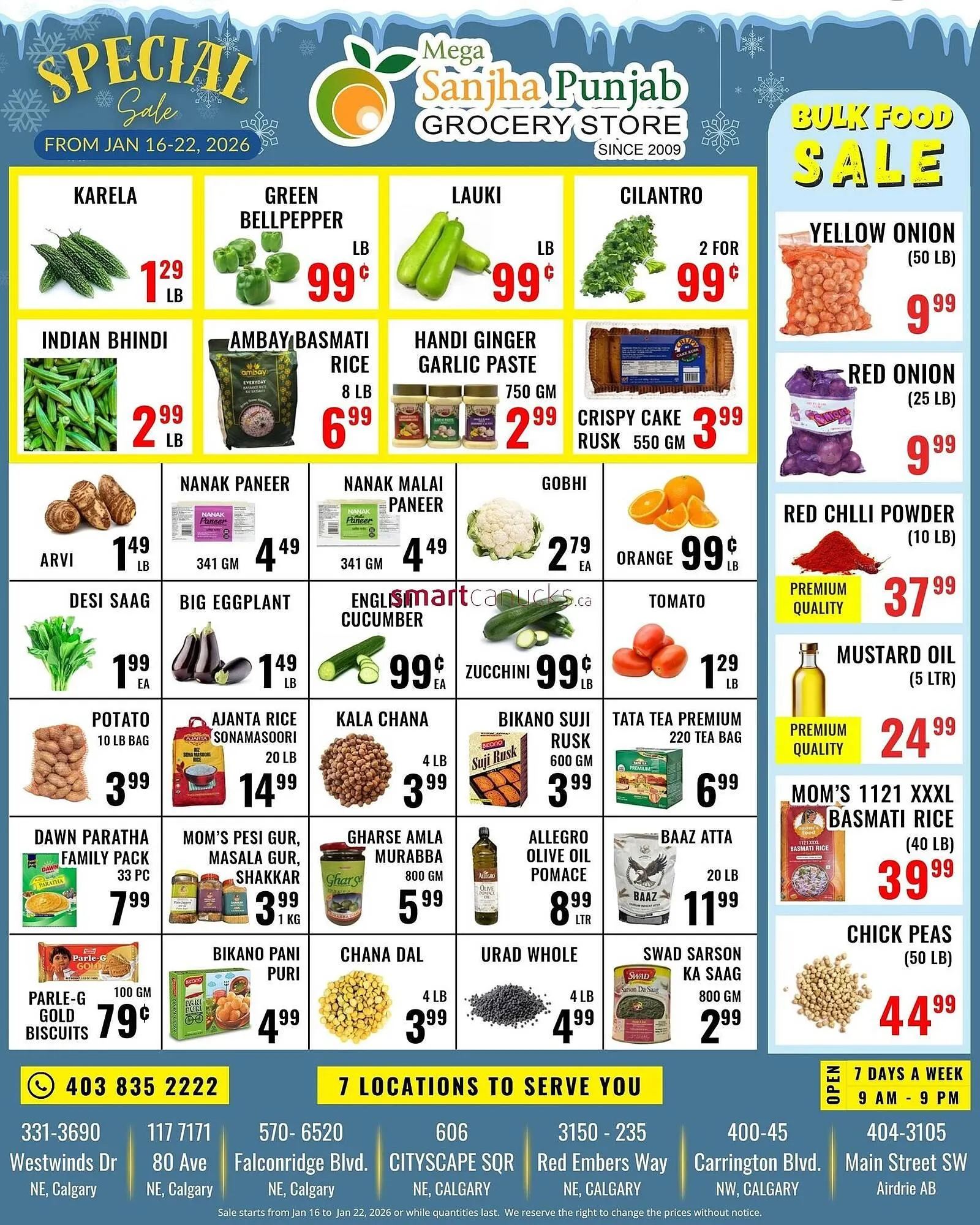 Mega Sanjha Punjab Grocery Store flyer - 1