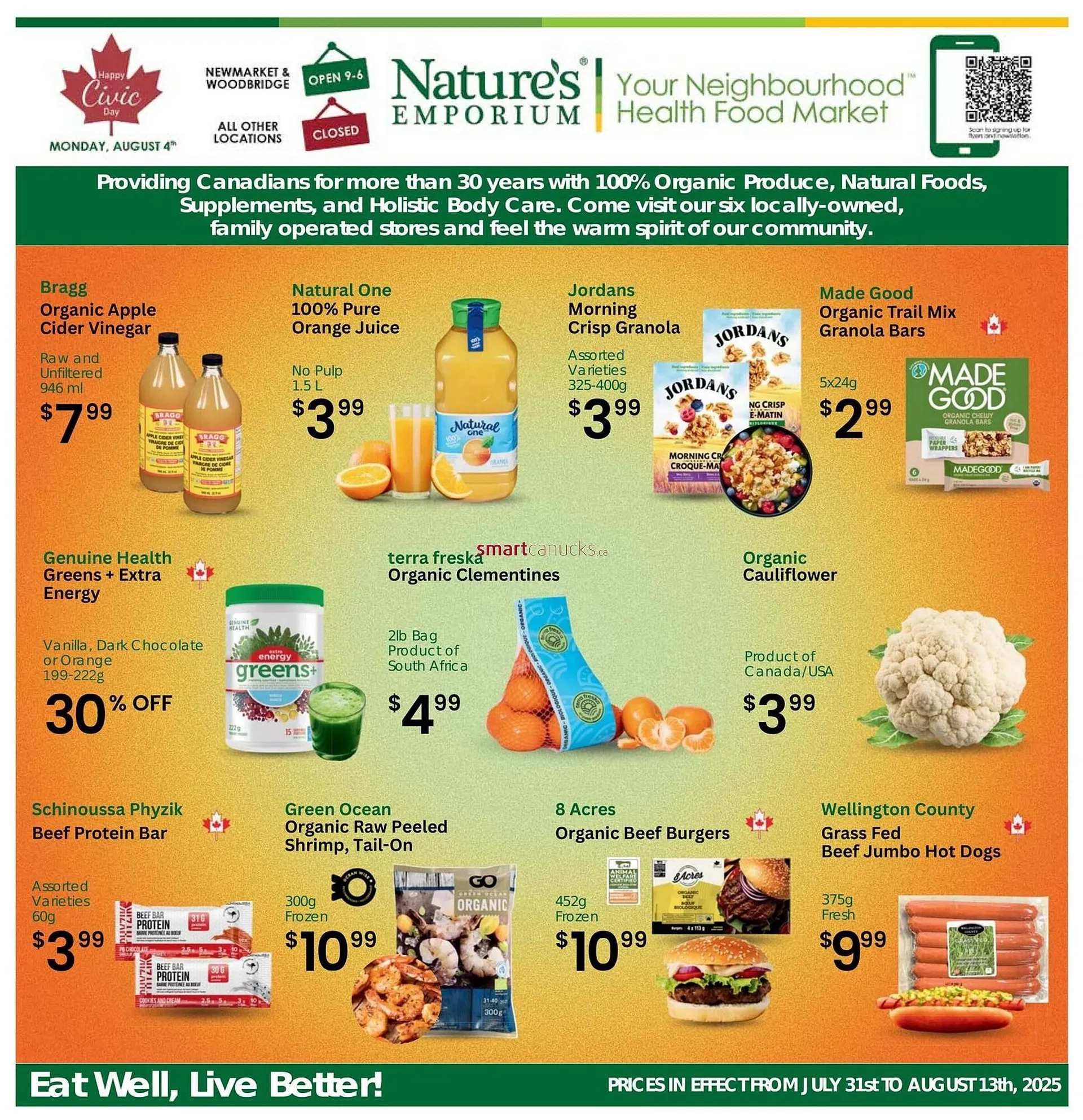 Natures Emporium flyer - 1