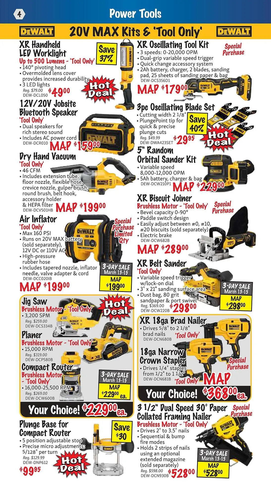 KMS Tools flyer from March 1 to March 31 2025 - flyer page 4
