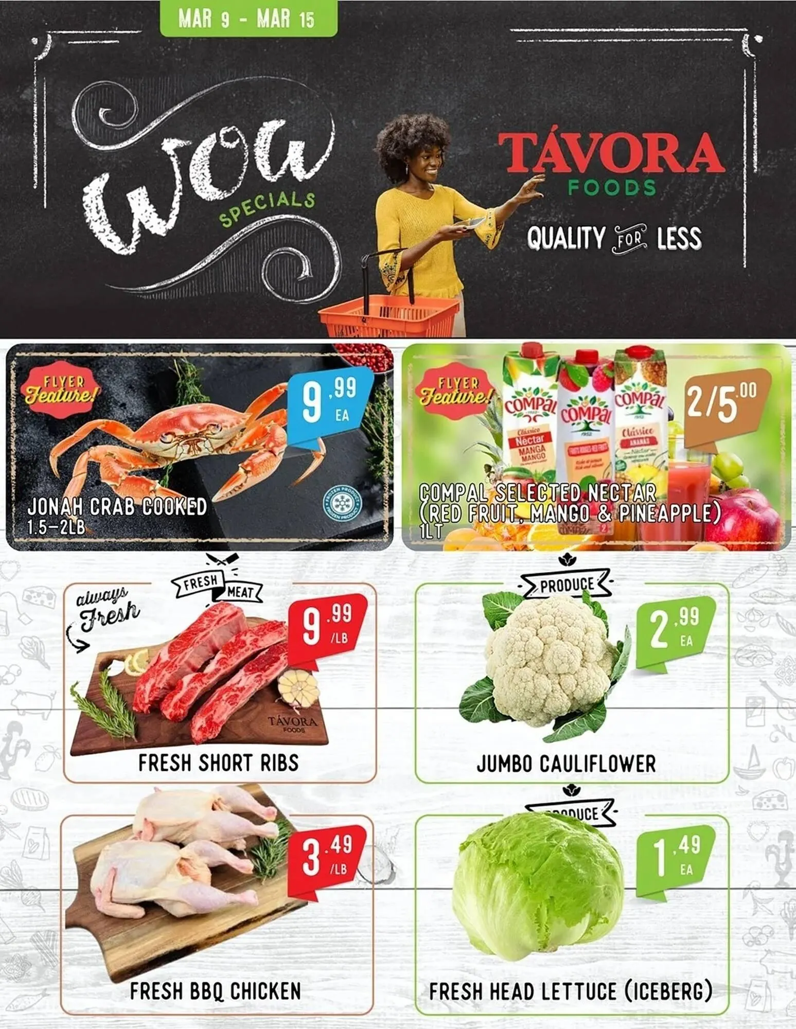 Tavora Foods flyer from March 9 to March 15 2026 - flyer page 1