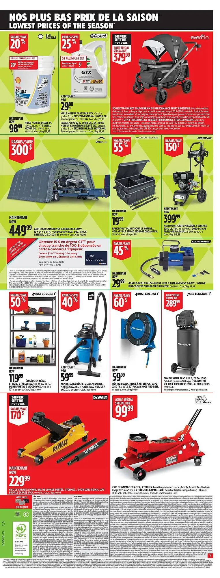 Canadian Tire flyer from April 24 to May 1 2025 - flyer page 8