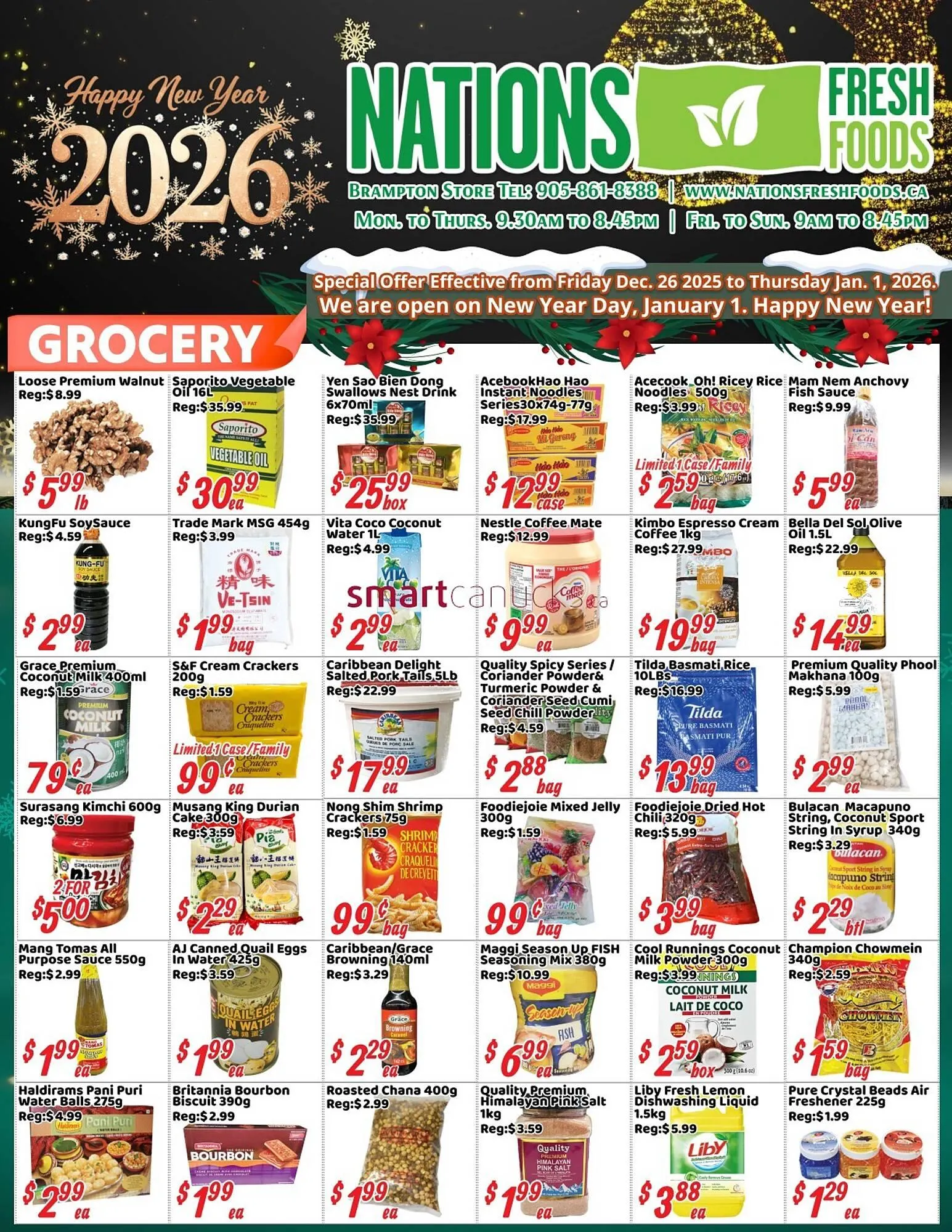 Nations Fresh Foods flyer from December 26 to January 1 2026 - flyer page 1
