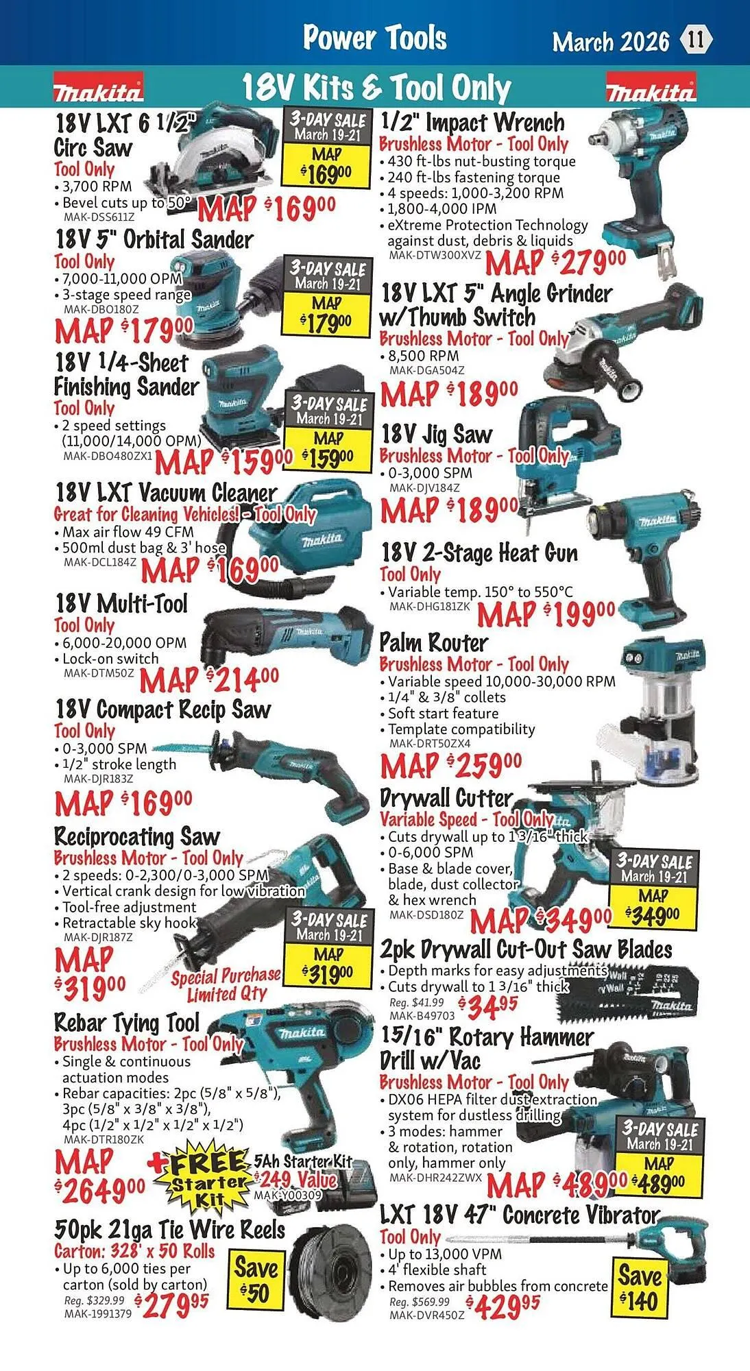 KMS Tools flyer from March 2 to March 16 2026 - flyer page 11