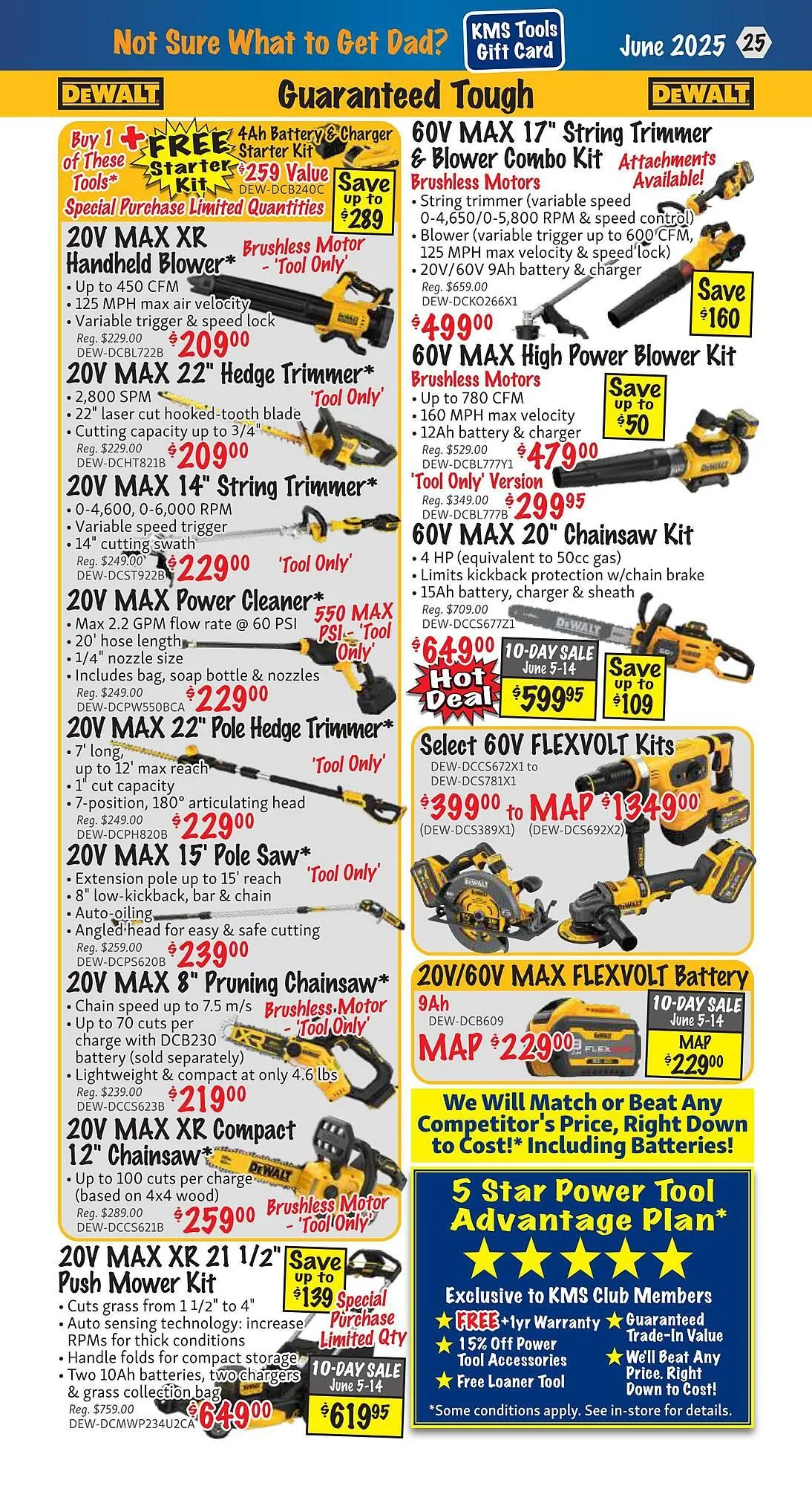 KMS Tools flyer from June 1 to June 30 2025 - flyer page 25