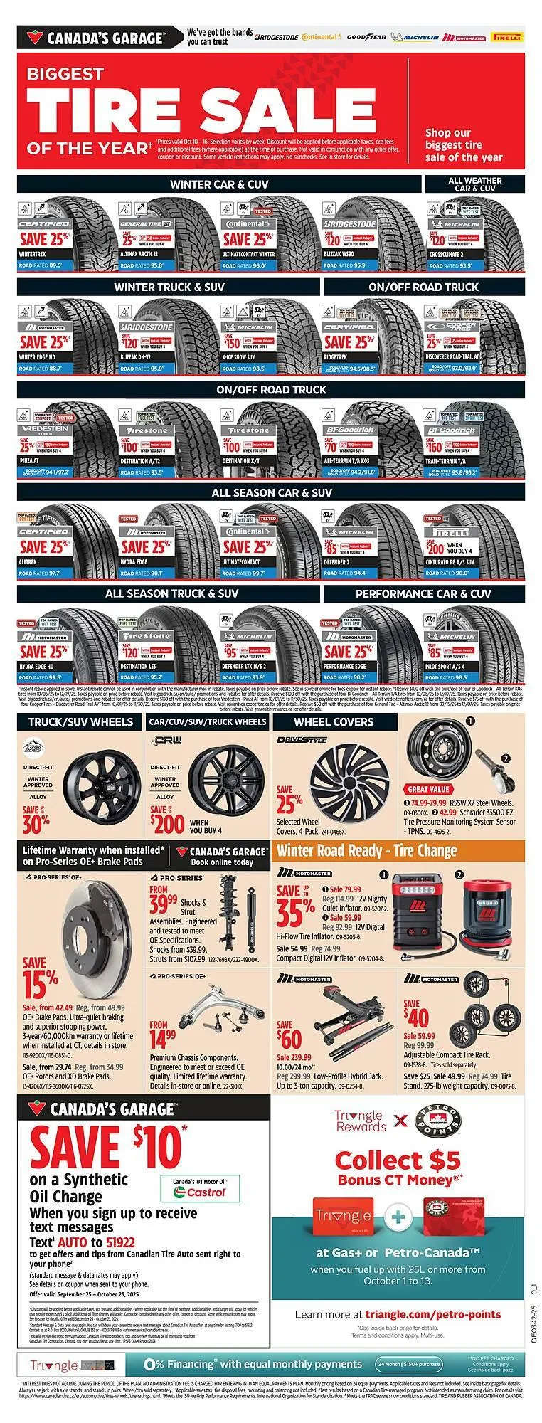 Canadian Tire flyer from October 9 to October 15 2025 - flyer page 14