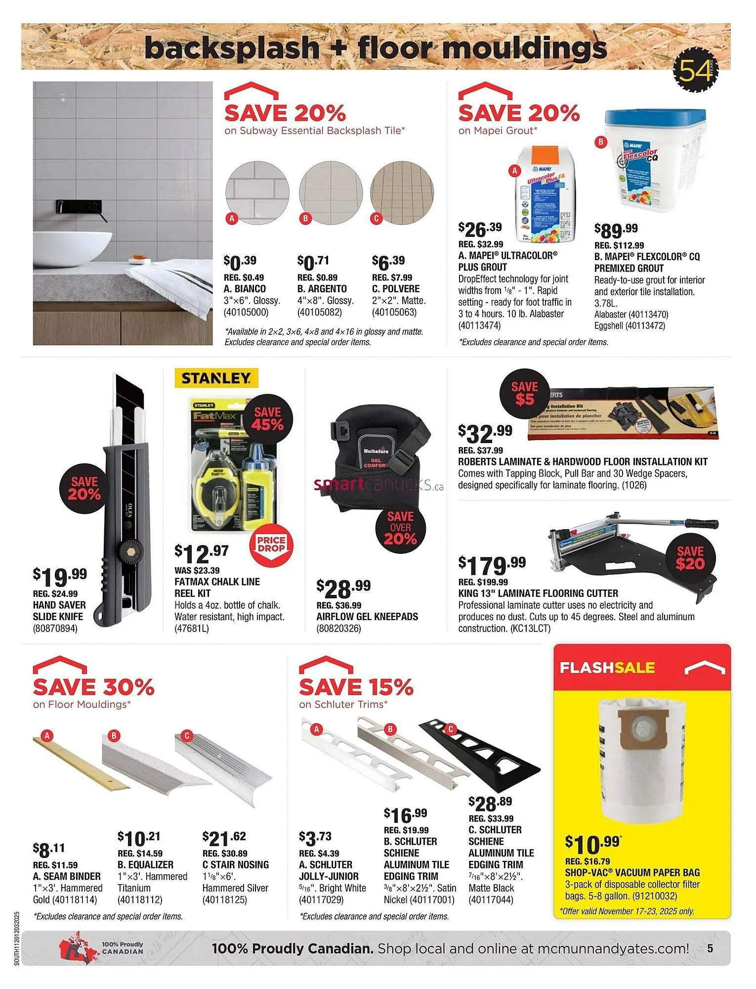 McMunn & Yates Building Supplies flyer from November 20 to November 26 2025 - flyer page 5