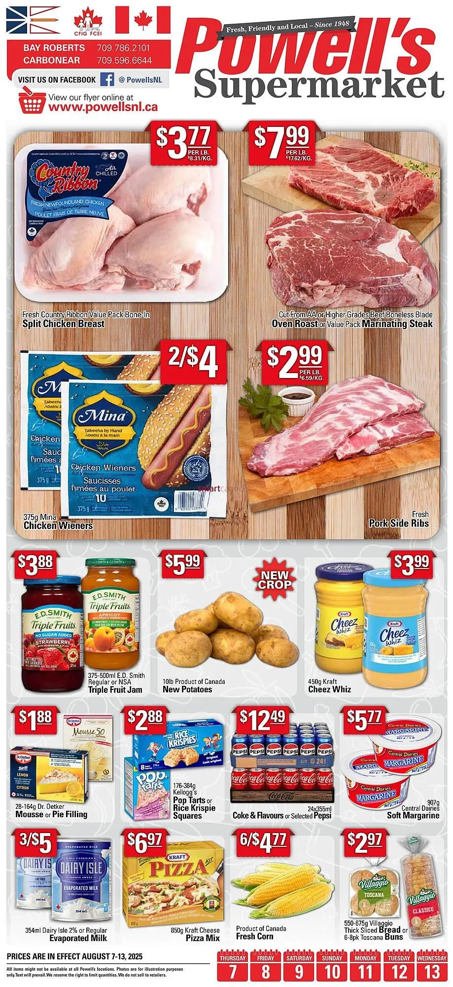 Powells Supermarket flyer - 1