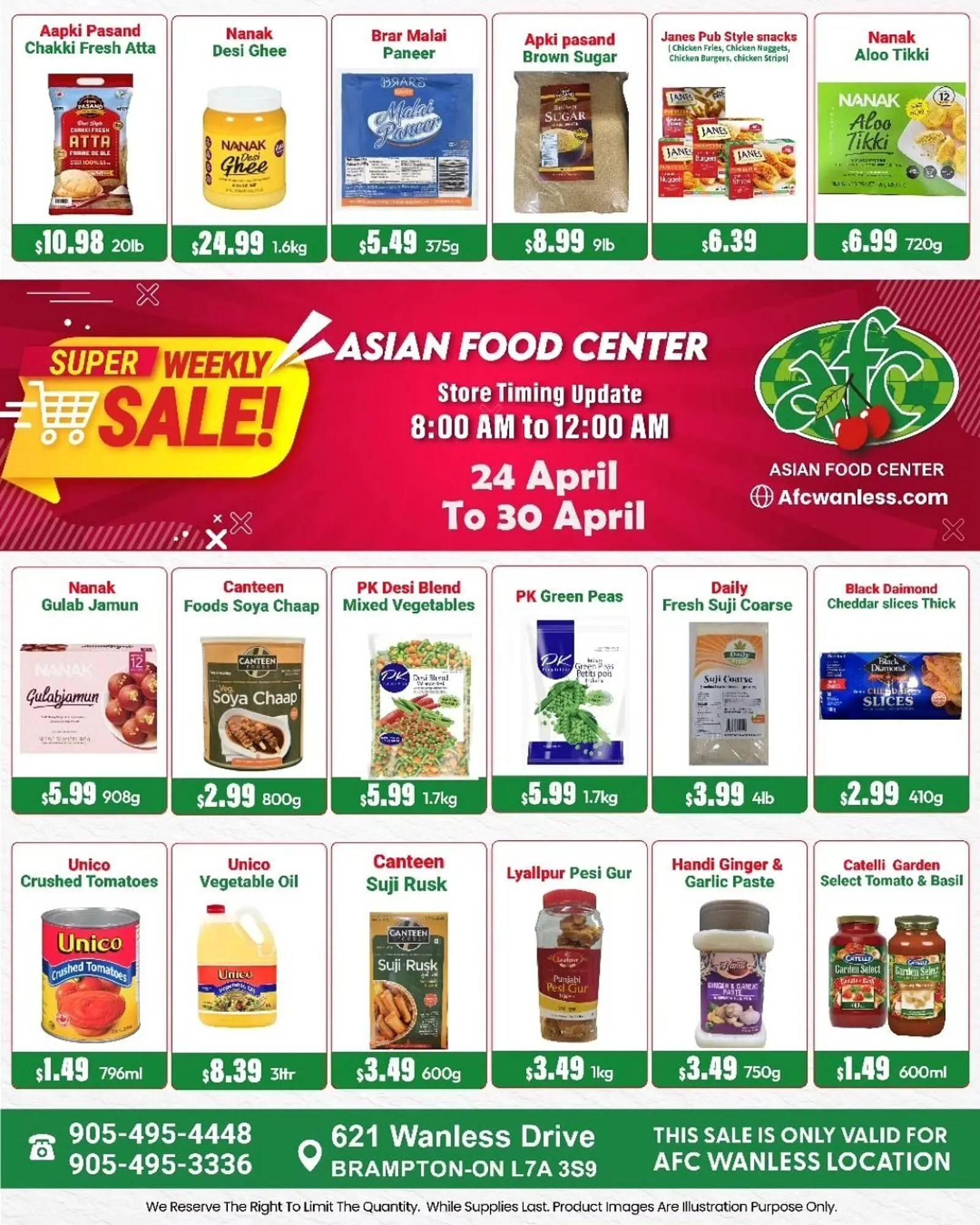 Asian Food Centre flyer from April 24 to April 30 2025 - flyer page 1