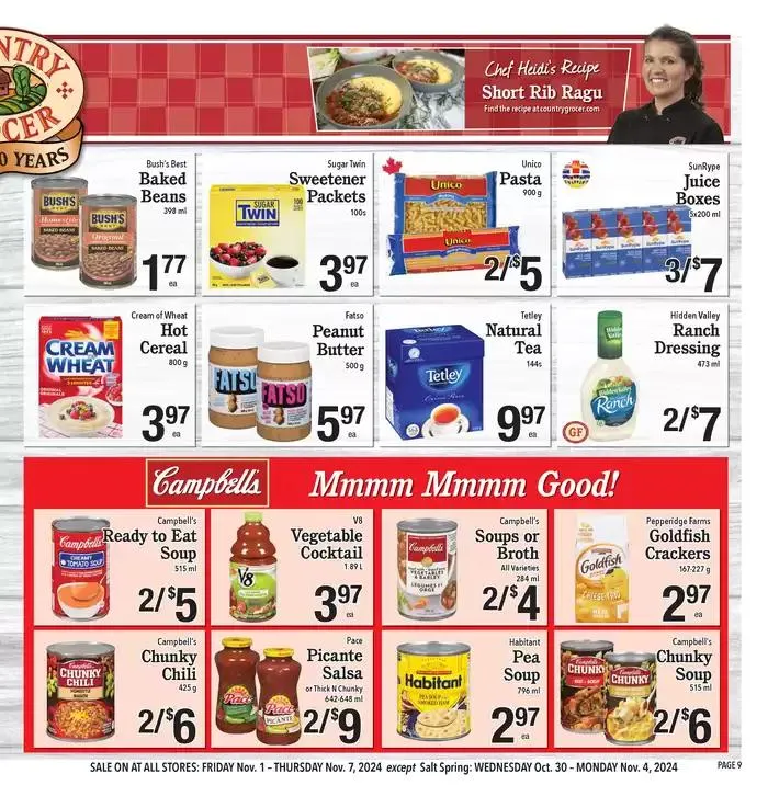 Offers for bargain hunters from October 31 to November 14 2024 - flyer page 9