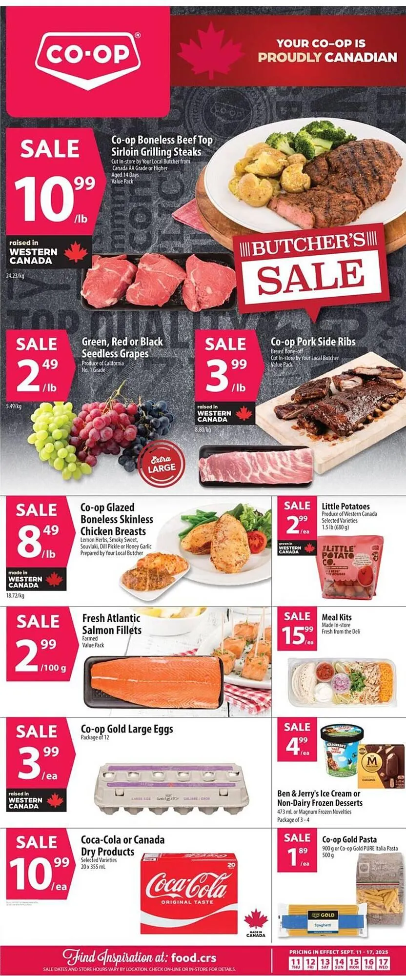 Co-Op Food flyer from September 11 to September 17 2025 - flyer page 1