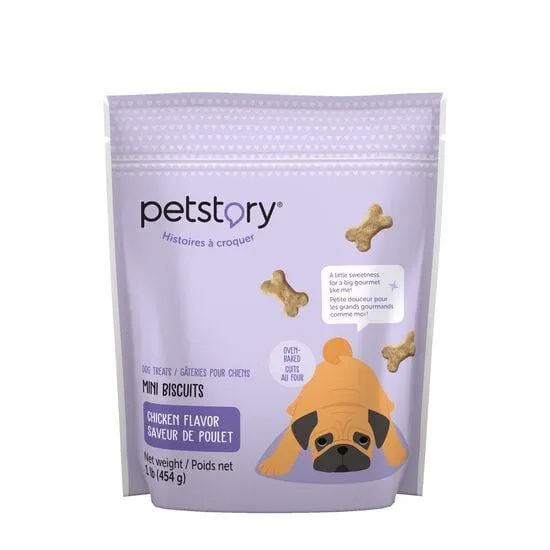 Chicken flavoured mini biscuits for dogs