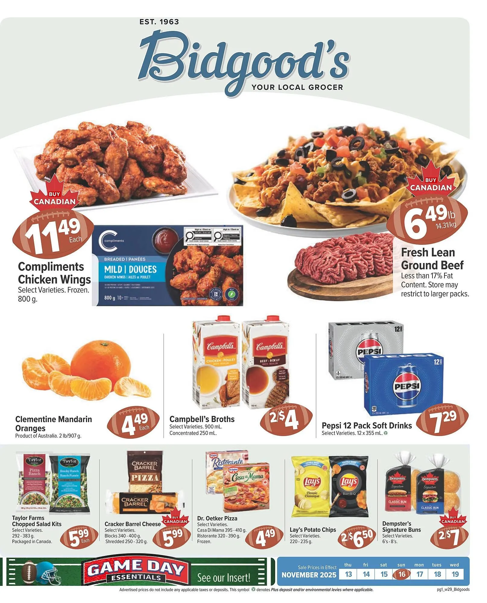 Bidgood's flyer from November 13 to November 19 2025 - flyer page 1