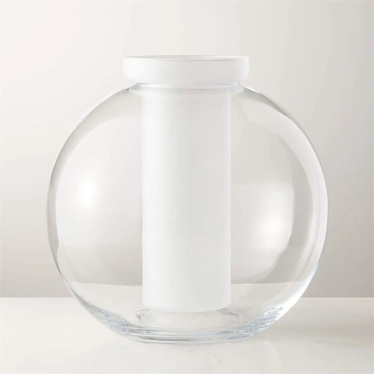 Sfera Globe Glass Vase by Gianfranco Frattini