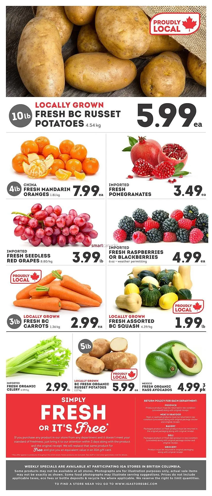 IGA flyer from October 3 to October 9 2025 - flyer page 6