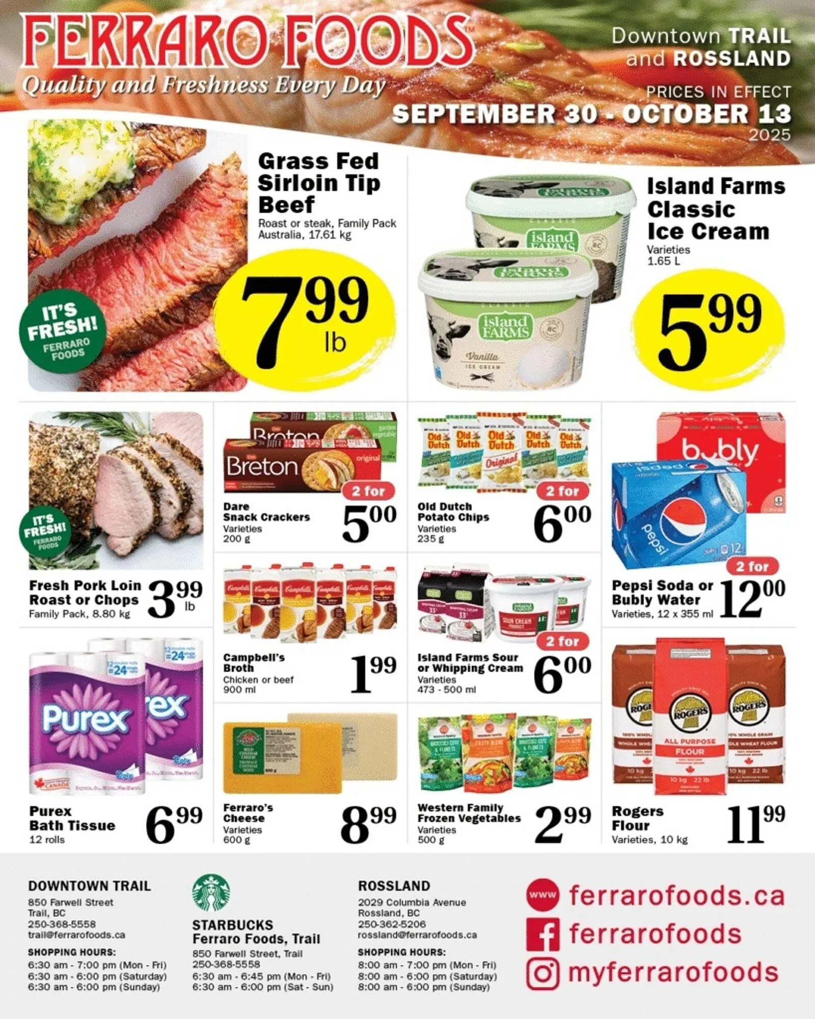 Ferraro Foods flyer from October 2 to October 8 2025 - flyer page 1