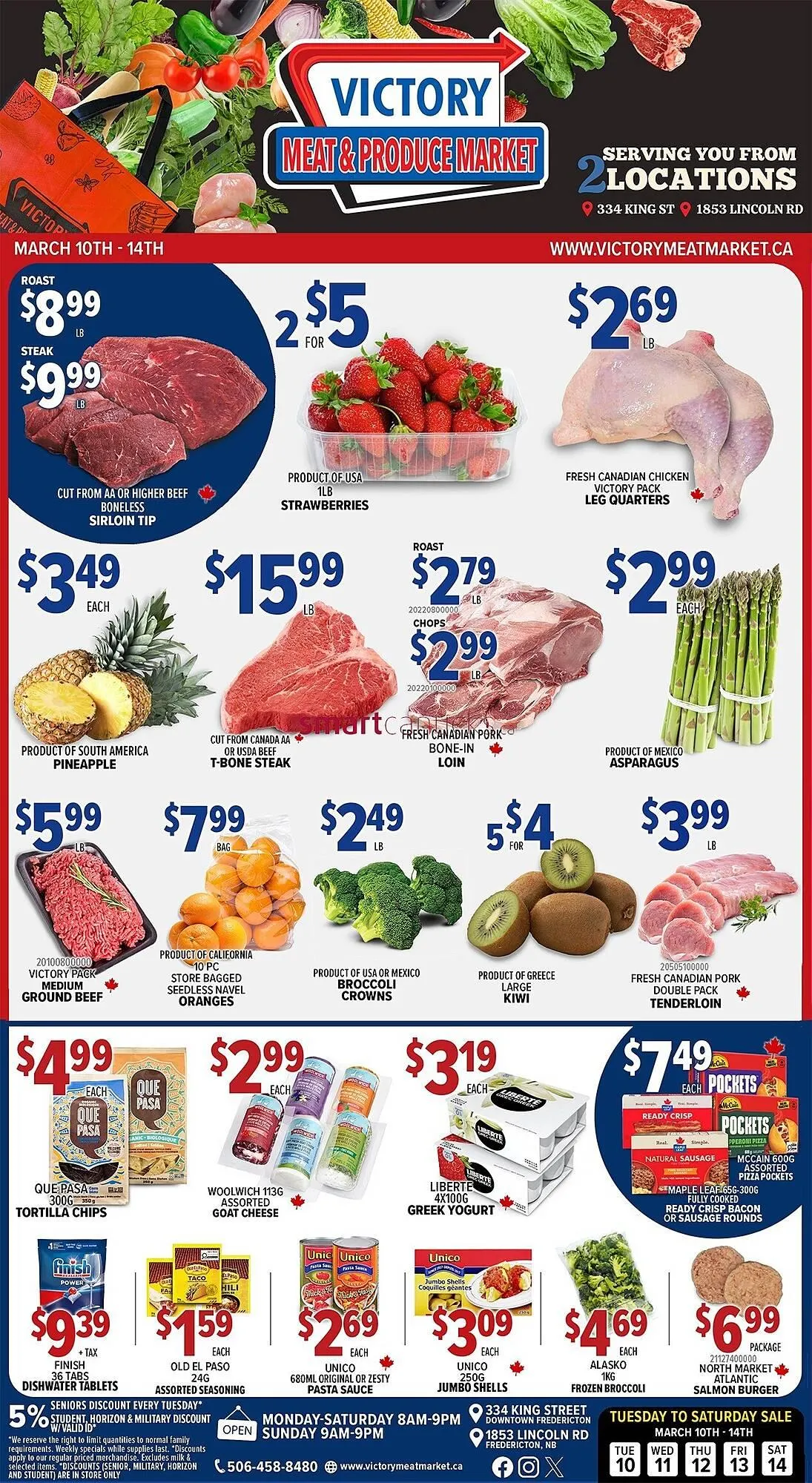 Victory Meat Market flyer from March 10 to March 14 2026 - flyer page 1