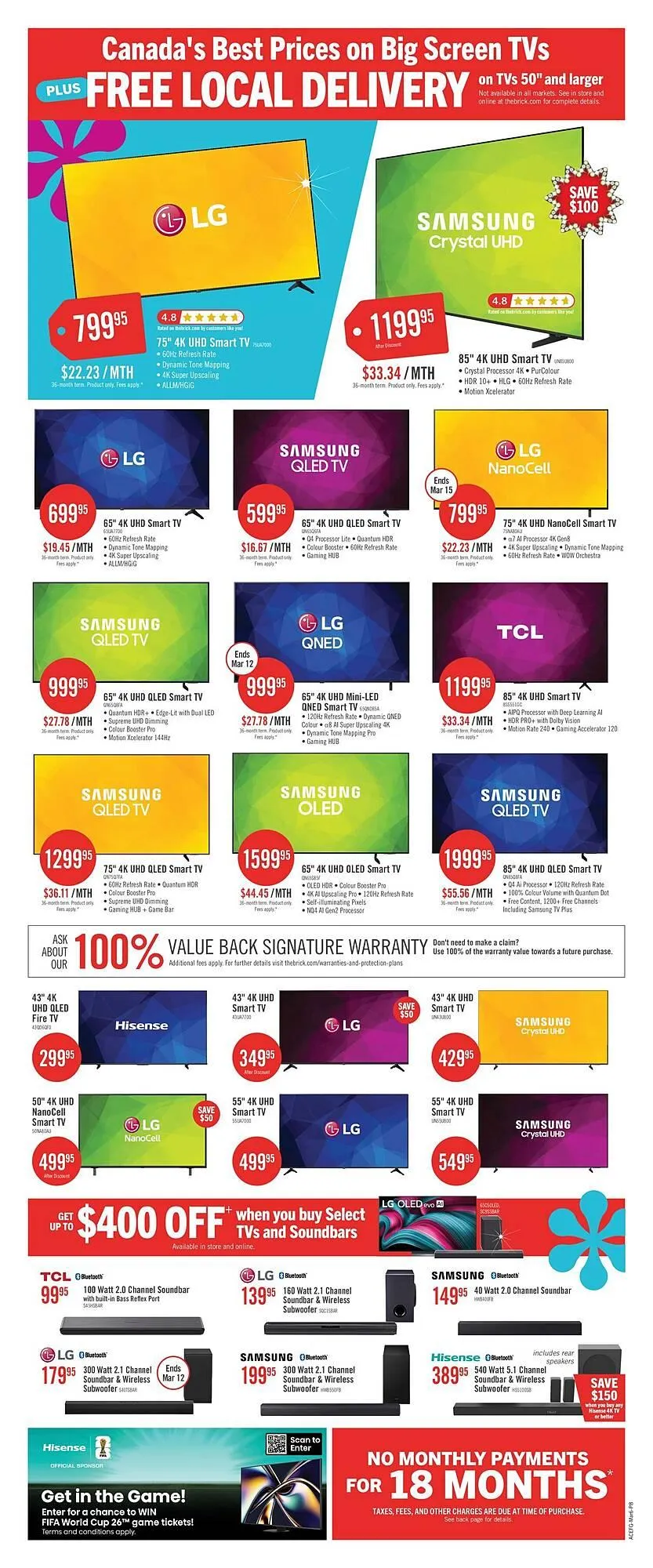 The Brick flyer from March 6 to March 9 2026 - flyer page 19