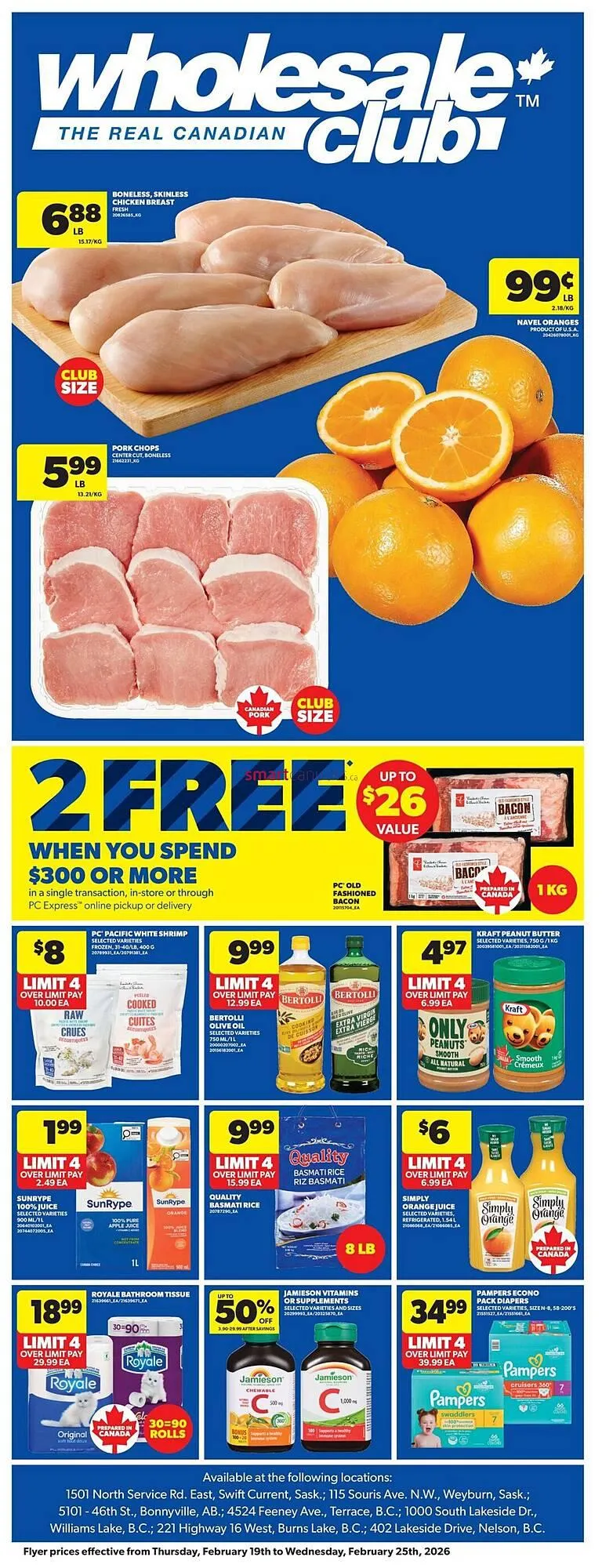 Real Canadian Superstore flyer from February 19 to February 25 2026 - flyer page 1