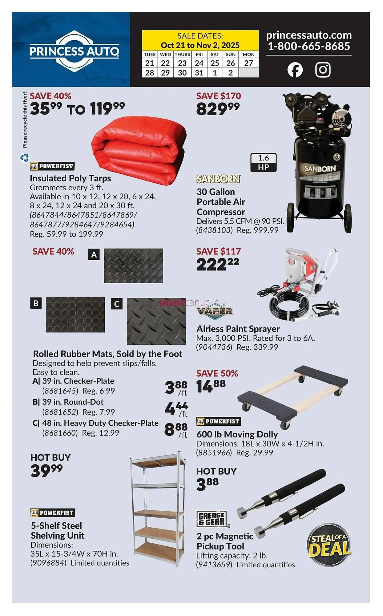 Princess Auto flyer from October 16 to October 26 2025 - flyer page 2