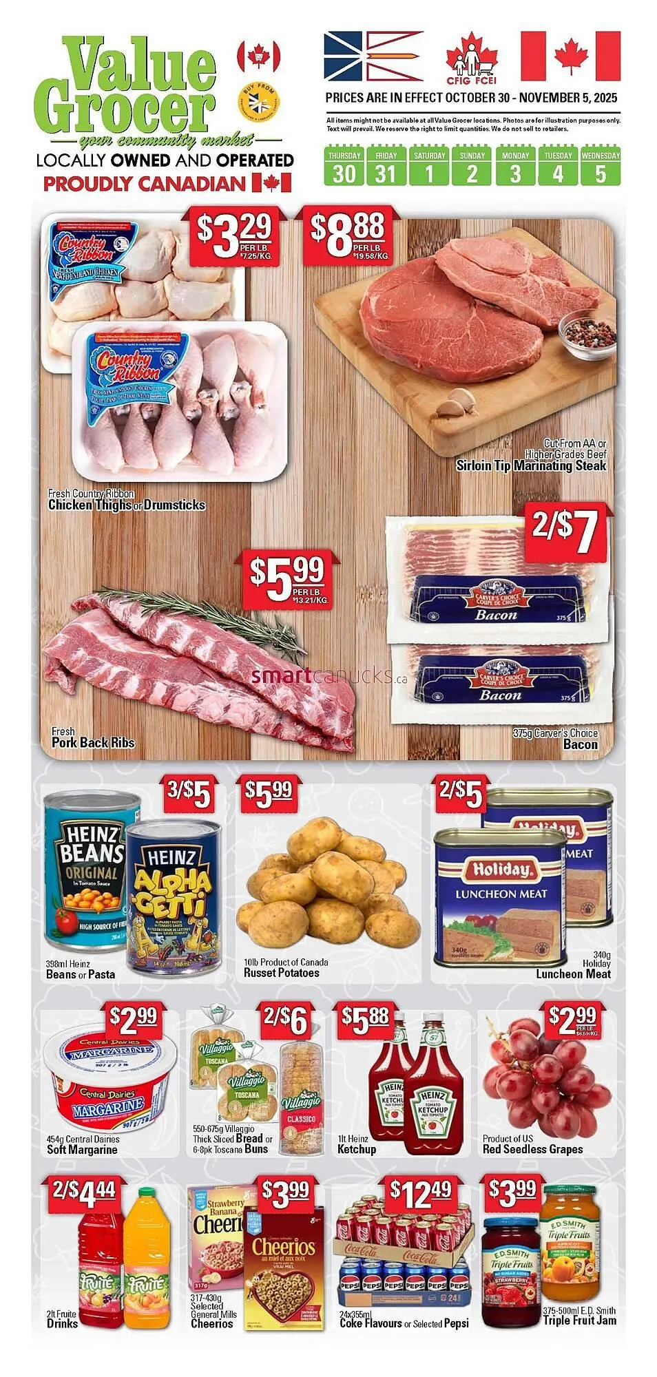 Value Grocer flyer from October 29 to November 4 2025 - flyer page 1