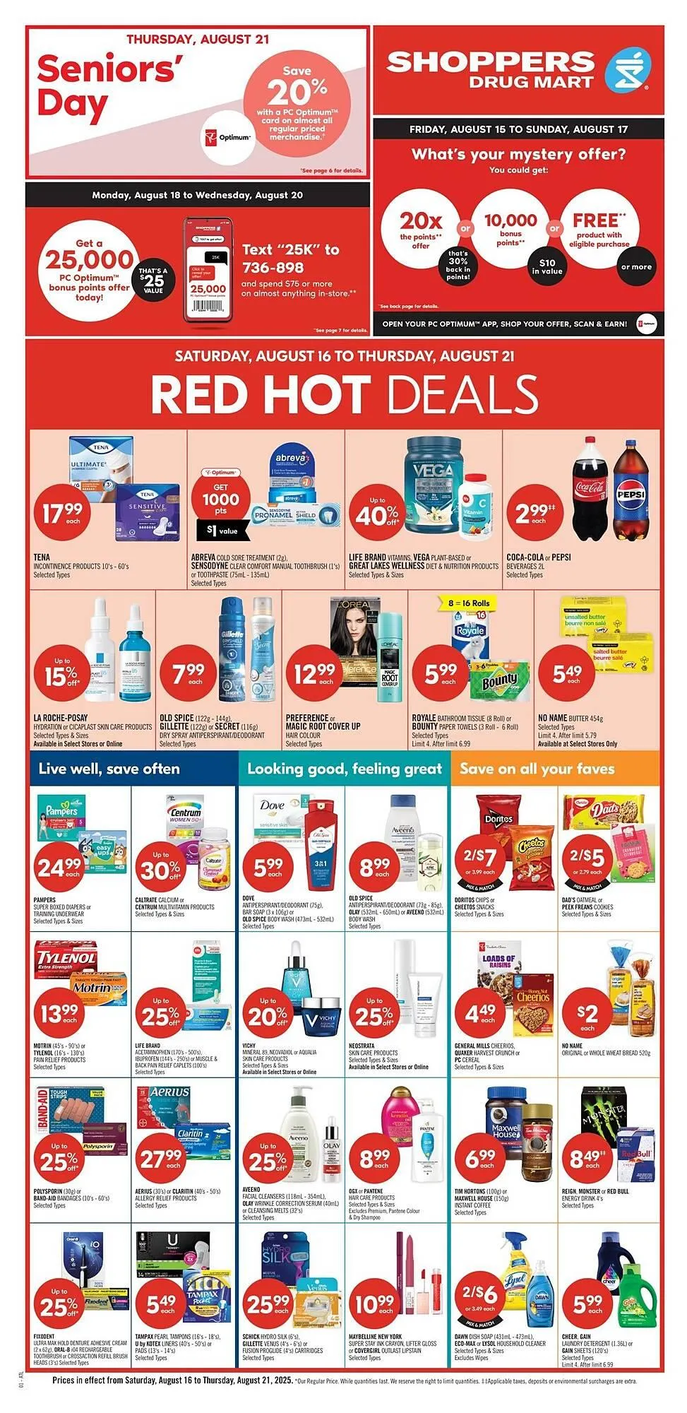 Shoppers Drug Mart flyer from August 14 to September 24 2025 - flyer page 3