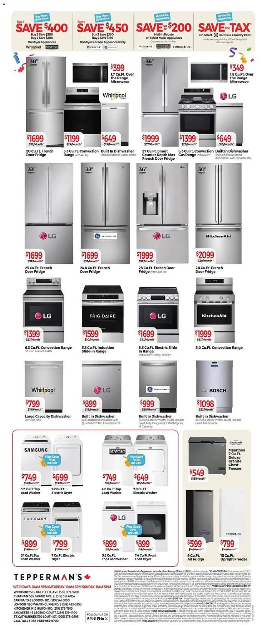 Tepperman's flyer from February 27 to March 6 2026 - flyer page 10