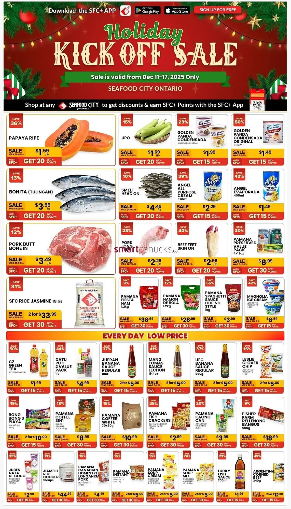 Seafood City Supermarket weekly ad from December 11 to December 17 2025 - flyer page 1
